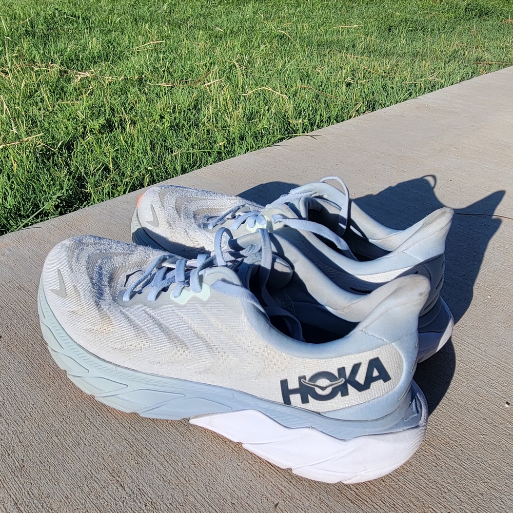 HOKA Light Blue Running Shoes